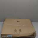 New Star Foodservice Non-Slip Tray, Plastic, Rubber Lined, Round (Brown, 18-Inch)