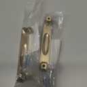 Pack Of 2 Franklin Brass Napier (1-Pack) Cabinet Handles 3-3/4" Hole to Hole Champagne Bronze Kitchen Cabinet Pulls Drawer Handles Cabinet Hardware Dresser Gold Drawer Pulls P41761K-CZ-C