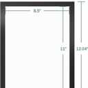 Magnetic Signs Holders 8.5 x 11in - Magnetic Picture Frames for Displaying Posters, Letters, Documents, Papers - Adhesive on Walls, Doors, Windows or Magnetic for Refrigerator - 6pcs