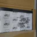 Americanflat 16x16 Picture Frame with Polished Plexiglass - Use as 12x12 Frame with Mat or Display 16x16 Photo Without Mat - Hudson Collection - Wide Square Frames for Wall Display - Black