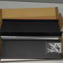 12 inch Metal Floating Shelves for Wall, Small Shelves Wall Mounted with Lip for Storage No Wobble, Heavy Duty Wall Shelves for Bathroom/Kitchen/Bedroom/Small Spaces, Black 12X 4.5X2, Set of 2