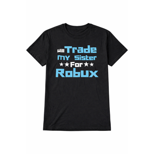 Child's Black T-shirt Size Large, Black