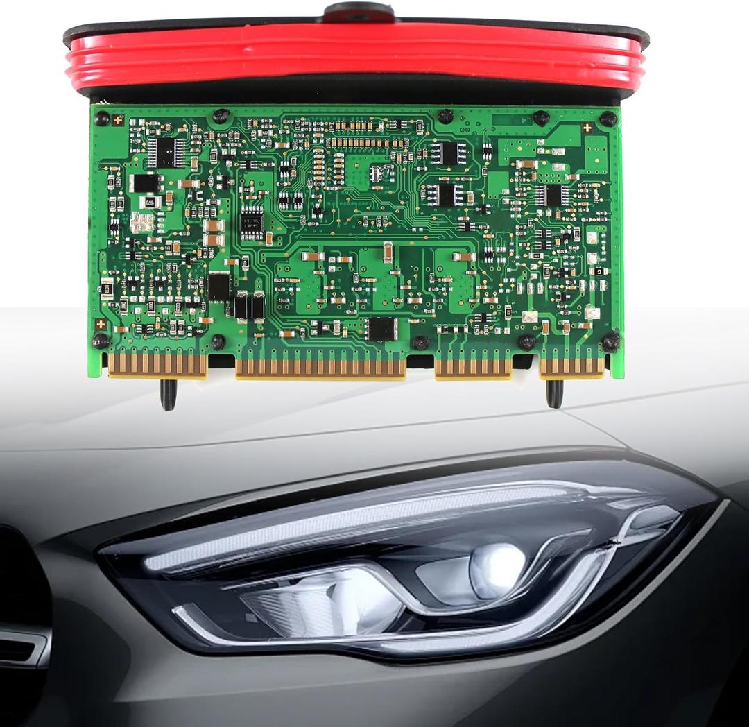 Headlight Control Module 63117440877 Compatible for 2014-2016 528i 528i xDrive 535i 535d xDrive 535i xDrive 550i xDrive M5 Replace OE 63-11-7-440-877 (1PC Headlight ECU driver module, black)