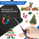 1 Roll Blank Car Magnets, 12" x 72" Custom Car Magnet Signs for Vehicle, Flexible Magnetic Bumper Sticker Sheet for Car to Advertise Business and Personalized Decal, Prevent Scratches Dents