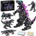 STEM 5 in1 Dinosaurs Building Kits for Kids Ages 8-14, Remote Control and App Controlled Dinosaur Figures Toy, Birthday Gift for 8 9 10 11 12+ Years Old