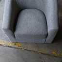 Sitswell Jada Upholstered Accent Chair in Grey