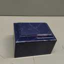 Blue Marble Cremation Urn, Memorial Urn Vault for Human Ashes, Adult Sized Urn Vault for Ground Burial, Home Memorial and Funeral Cremation Urn