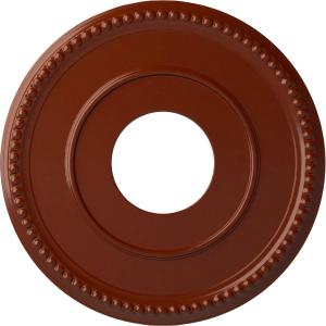 Ekena Millwork 12 1/2"OD x 3 7/8"ID x 3/4"P Bradford Fits Canopies up to 6 5/8" Ceiling Medallion, FireBrick (Firebrick (Flat Finish))