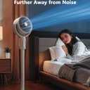 120 Super-Wide Oscillation,Powerful Airflow,5-Speed Adjustable,Home Pedestal Fan,High-Efficiency Cooling,Suitable for Indoor & Outdoor Use fgg