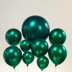 Double stuffed emerald Balloons Different sizes Customized 63 PACK 18+10+5 inch Dark Teal emerald green Balloon Garland kit For Wedding Birthday baby shower anniversary decorations