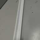 Pushglossy 36" Aluminum U Shaped Door Sweep, Adjustable Weatherstrip, White