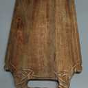 Mango wood hand carved Chopping & Serving Tray for kitchen, dining table and outdoor SIZE 16.5x9x0.95 inch
