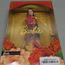 Barbie Signature Lunar New Year Fashion Doll Wearing Red Dress with Golden Peony Print, Collectible Holiday Toy