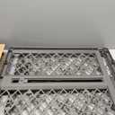 MYPET North States Paws Portable Pet Gate: 26-40" Wide. Pressure Mount. No Tools Needed. Made in USA, 23" Tall, Expandable, Durable Dog Gates for Doorways, Fieldstone Gray