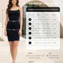 MANGOPOP Women's Lace Mini Dress Sexy Backless Cami Bodycon Dresses Adjustable Spaghetti Strap Summer Going Out Trendy 2025 (Black)