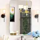 Venlus 30×36 Silver Bathroom Vanity Mirror - Rectangle Mirror for Over Sink with Tempered Glass & Rounded Corners for Entryway, Restroom, Bedroom Horizontal/ Vertical Wall-Mounted, Farmhouse Modern