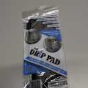 Refrigerator Drip Catcher for Water Tray, Protects Ice and Water Dispenser Pan From Spills, Mineral Build-Up and Water Splatter (2 pack, Black) (Rectangular)