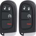 SUPALAND Keyless Entry Remote Start Control Key Fob Replacement Compatible with Dodge Ram 1500 2500 3500 2013 2014 2015 2016 2017 2018 GQ4-54T 433 MHz