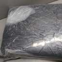 VKZ Headboard Pillow Full, 47" x 24" Reading Pillows and Bed Pillow for Sitting Up, Upholstered Bolster Body Pillow with Removable Head Board Cover for Bed Dorm Sofa Floor Back Support, Black