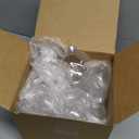 24PCS Clear Plasitc Discs Ornaments,3.15 Inch Clear Flat Fillable Hanging Ornament Ball Transparent Fillable Ornaments Balls for DIY Craft Projects Wedding Christmas Tree Home Decor