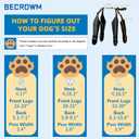 Waterproof Dog Boots for Small/Medium Dogs -Dog Paw Protectors Dog Suspender Boots Anti-Slip Pet Shoes for Outdoor Walking, Reflective Stay-On,Dirt-Proof Comfortable Booties (Black, New-M)