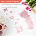 3 x Pink Rose Gold Sweet 13 Decorations for Girls Kit,Pre-Strung 13th Glitter Twinkle Stars, Bows & Number 13 Birthday Hanging Streamer Banner Supplies,Happy Thirteen Party Dcor Supplies