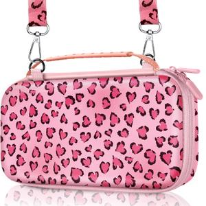 Gurgitat for Nintendo Switch 2 Carrying Case - Heart Cute Kawaii Design with Handle and Strap for Switch 2 2025 Travel Cases Portable Storage Carry Protective Hard Shell for Women Girls Boys Teens Gurgitat for Nintendo Switch 2 Carrying Case - Heart Cute Kawaii Design with Handle and Strap for Switch 2 2025 Travel Cases Portable Storage Carry Protective Hard Shell for Women Girls Boys Teens
