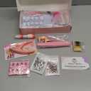 Beginners Nail Kit Acrylic Set: Professional Ultra-fine Acrylic Powder Kit with Everything - Starter Set with 600 Nail Tips Glitter Powder Nail Glue & Remover - Nail Art Supplies for DIY Home Salon