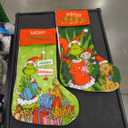 Personalized Christmas Stockings Set of 6,Christmas Stockings Bulk 6 Packs，18 * 12 Inch Red Stockings Christmas,Christmas Decorations for Family Holiday Party Decor