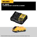 DEWALT 20V MAX Battery Pack with Charger, 3 Ah, Extra Long Run Time (DCB230C)