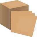 Henoyso 110 Pack Corrugated Cardboard Sheets Flat Cardboard Sheets Packaging Inserts Flat Square Inserts Squares Separators for Shipping Packing Mailing Crafts (12 x 12 Inch,Brown)