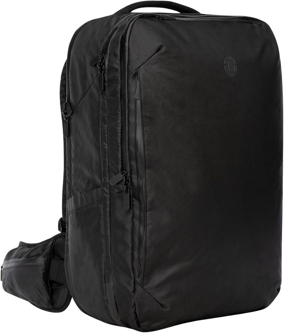 Tortuga 40L Travel Backpack Pro, Black - Large Carry-On Travel Backpack for Men and Women - Durable, Comfortable, Easy to Pack, Airline-Approved Bag with Laptop Compartment