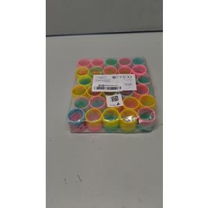30 Pack Spring Rainbow Magic Fidget Stress Coil Mini Springs Bulk Toys for Party Favor Carnival Prize Birthday Goodie Bag Stuffers for Kids Boys Girls