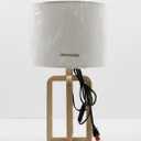 Luminous CA 10x18 Nat Wood Table Lamp