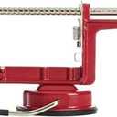 Back To Basics A505 Peel Away Apple Peeler (Casr Iron Suction Base), Red
