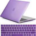 Se7enline Compatible with MacBook Pro 13 inch Case 2016-2024 Hard Cover for Mac Pro 13 in M1/M2 A2338/A2251/A2289/A1706/A1989/A2159 with Touch Bar&Keyboard Cover, Light Purple