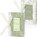 2 Pcs Sage Green Wife and Husband Wedding Vow Books with Ribbon Bow Floral Vow Books Notebook for Wedding Vows Gift for Bride and Groom with 48 Pages 3.94 x 5.91 Inches Bridal Shower Gifts