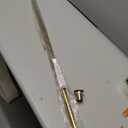 Shower Curtain Rod Tension- No Drill Non-Slip Spring Tension Shower Rod for Window or Bathroom, 54-90 Inches Metal Steel, Gold