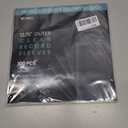 EVEO 100 Vinyl Record Sleeves Outer  Crystal Clear Outer Vinyl Sleeves LP Album Covers 12.75"x12.75" | Perfect Fit Protective 3 Mil Protection for Single & Double LPs - Archival Quality