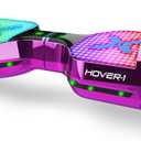 Hover-1 Astro Electric Hoverboard 7MPH Top Speed, 9 Mile Range, 5HR Run-Time, Built-In Bluetooth Speaker, Self Balancing Scooters Rider Modes: Beginner to Expert (Iridescent)