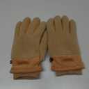 MCTi Winter Sherpa Gloves for Women Warm for Cold Weather Touchscreen Fleece Lining, Size Small