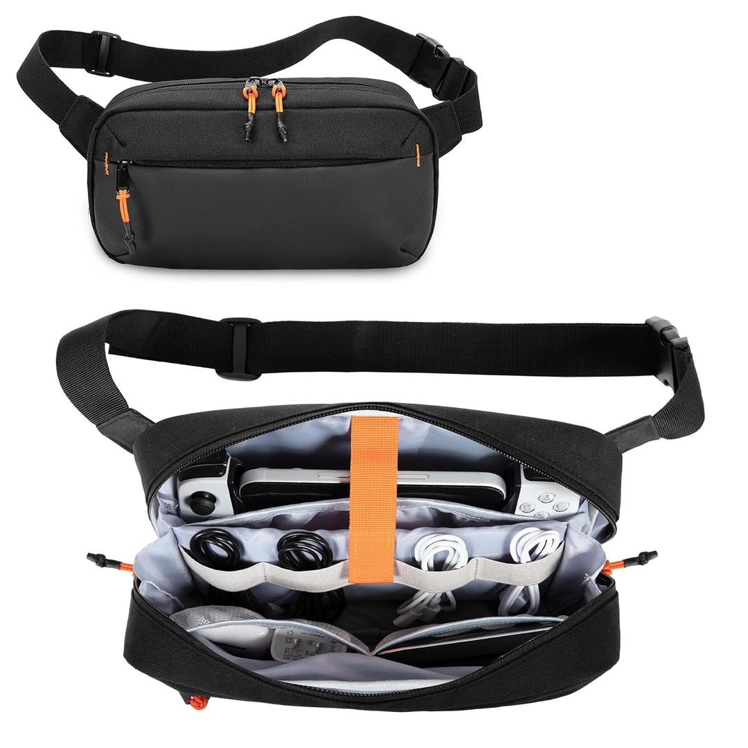 PGmoon Carrying Case Compatible with Backbone One Mobile Gaming Controller 1st Gen / 2nd Gen, Portable Soft Carry Bag with Multiple Pockets for More Accessories