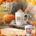 12 Pcs Fall Coffee Mugs Thanksgiving Gifts 12oz Ceramic Autumn Pumpkin Mugs Fall Party Decorations Supplies for Women Men Home Office Kitchen, No Dishwasher