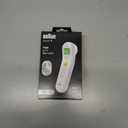 Braun No Touch 3-in-1 Thermometer for Adults, Kids & Babies, Measures Forehead, Liquid and Food Temps, Professional Accuracy & Color Coded Fever Guidance