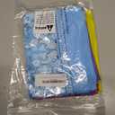 Sosun 22x22 Bandana, Face Mask, Square Scarf, Headwear, Multipacks Made From 100% Cotton (Black, Black/Turquoise/Black/Pink)