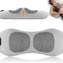 3 in 1 Lower Back Massager - Electric Lumbar with Heat, Vibration,Traction,Lumbar Support Pillow for Lower Back Pain Relief,Deep Tissue Relaxation, Grey FSA Eligible/HSA Eligible