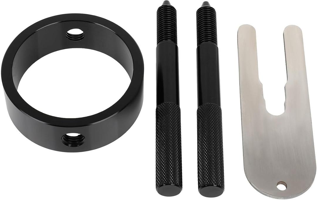 SCITOO Motorcycle Fork Spring Compressor Tool Kit PUWIGO Fork Compression Tool Works with Most Upside Down Streetbike & Motorcycle Forks