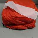 Christmas Inflatables Decorations Outdoor, 8FT Rooftop Santa Claus, Blow Up Sitting Santa with Gift Candy and Reindeer, Inflatable Yard Decor with Built-in LED Lights for Xmas Garden Lawn Party