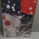 OIQArtOIQ 3 Piece Large Abstract Canvas Wall Art For Living Room Red Black Grey Framed Wall Art Modern Minimalist Luxury Energizing Aesthetic Art Prints Artwork For Bedroom Office Dining Room 24x36 in