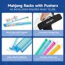 4 Pcs Colorful American Mahjong Racks